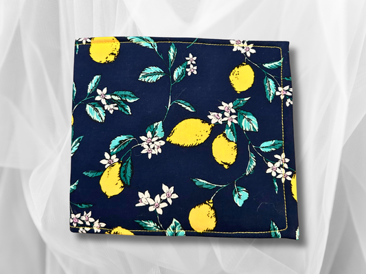 Blue Badge holder, Disabled parking permit holder, Lemons blue badge holder, Fabric blue badge holder