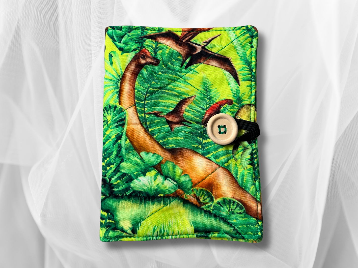 Passport cover, passport holder, passport wallet, Dinosaurs