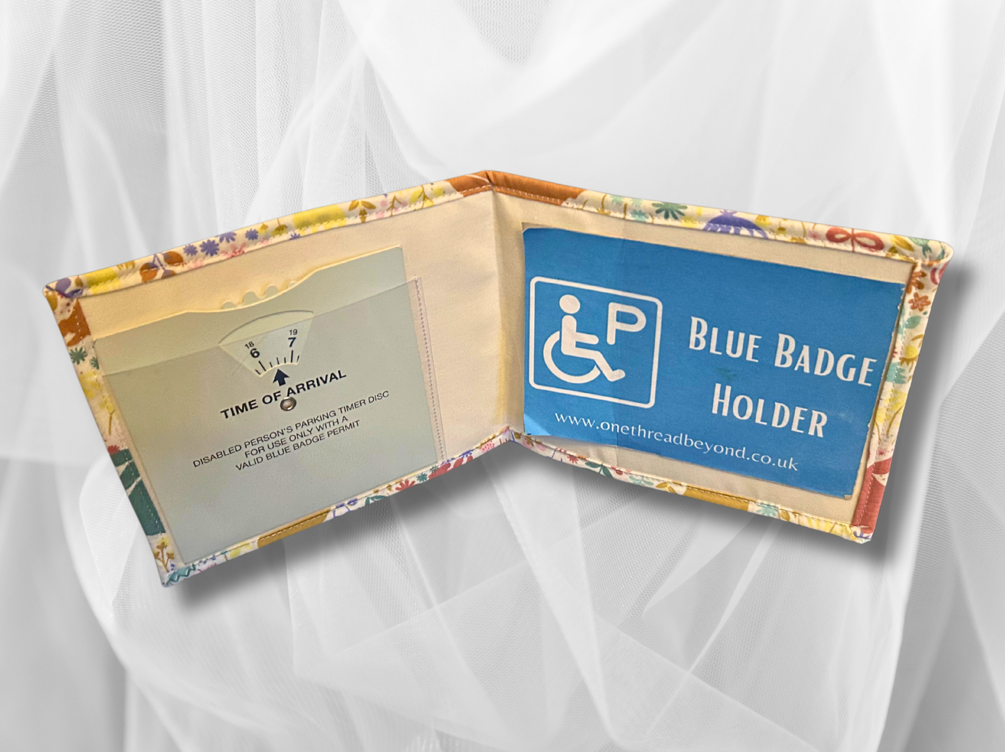 Blue Badge holder, Disabled parking permit holder, Rabbit blue badge holder, Fabric blue badge holder