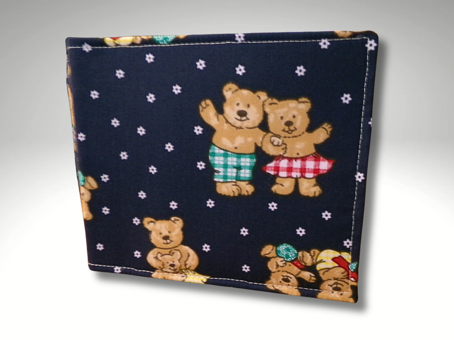 Blue Badge holder, Disabled parking permit holder, Teddy Bear blue badge holder, Fabric blue badge holder, Key Fob